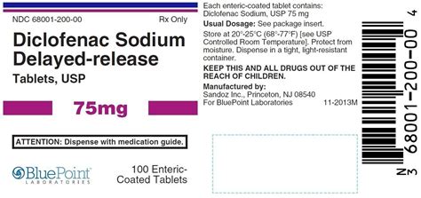 Diclofenac sodium is available in enteric coated tablets, extended release tablets, capsules, powder or solution, liquid filled capsule or a traditional tablet form. Diclofenac Delayed Release Tablets - FDA prescribing ...