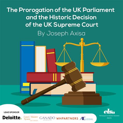 The Prorogation Of The Uk Parliament And The Historic Decision Of The