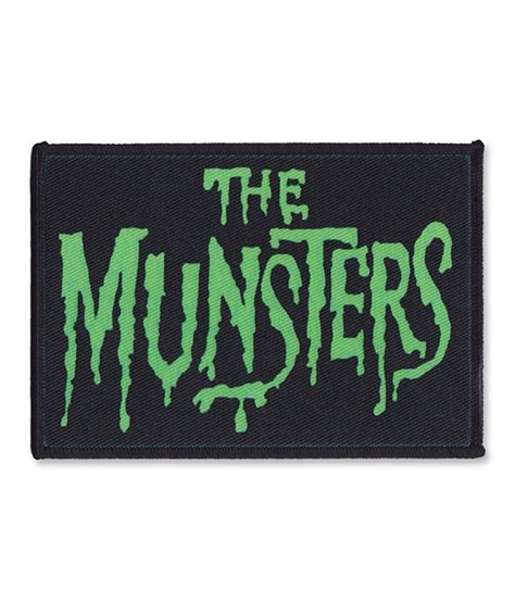 Meet The Munsters Patch Sew On Horror Patches Uk