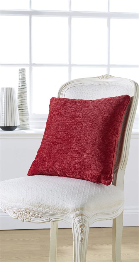 Classic Chenille Unpiped Cushion Cushions Elegant Homes Living Spaces
