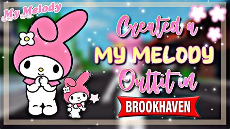 Attempted To Create A My Melody Outfit In Roblox Brookhaven Hxilxy Youtube