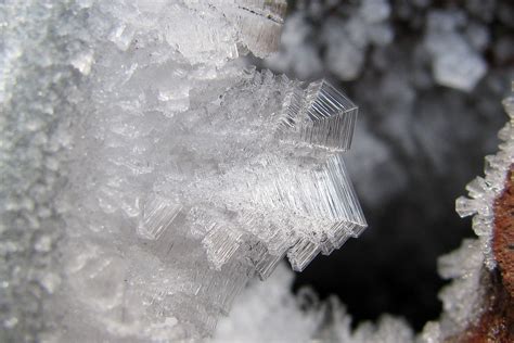 Natural Ice Crystals This Is A Photo Of Ice Crystals
