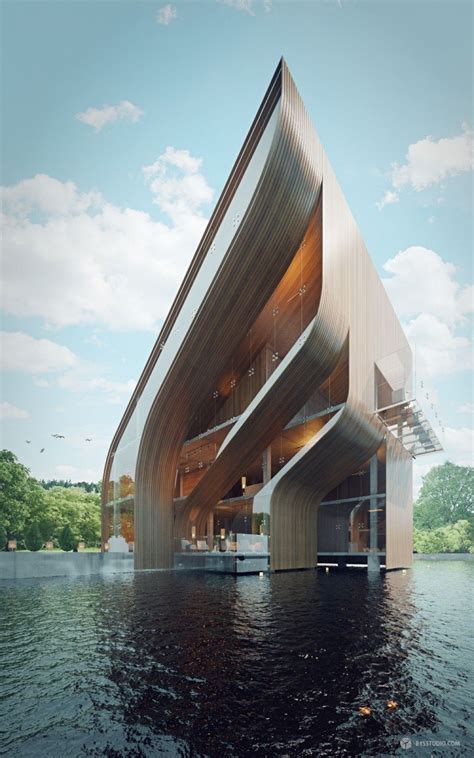 Ceci est un rendu épique de cette villa futuriste à Miami en Floride Modern architecture
