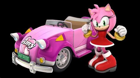 Sonic And Sega All Stars Racing Amy Voice Clips Youtube