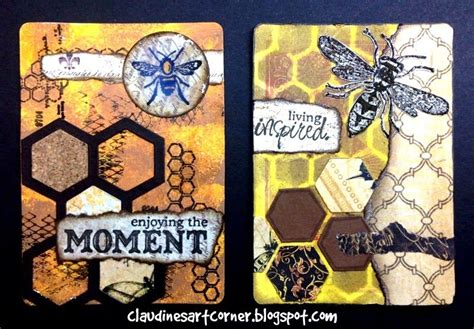 Claudines Art Corner Altered Playing Card Challenge Week 13 Card