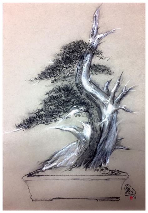 Pin by Colton Kramer on bonsai | Bonsai art, Tree sketches, Bonsai tattoo
