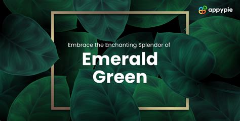 Introduction To Emerald Green Its Origins And Significance In Graphic