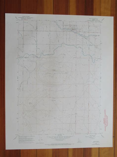 Kuna Idaho 1972 Original Vintage Usgs Topo Map 1972 Map