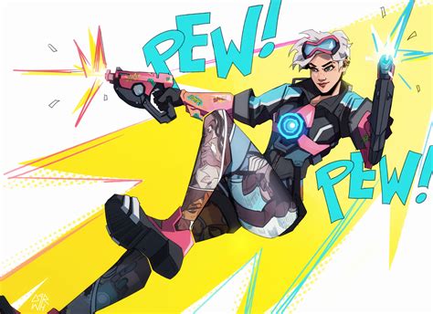 Comic Book Tracer Overwatch By Darwh On Deviantart