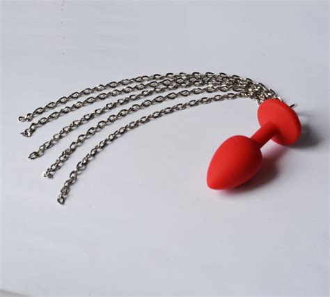Chain Anal Plug Butt Plug With Chain Tail Anal Sex Toy In 2 Etsy
