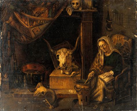A Witch Oil Painting Wellcome Collection
