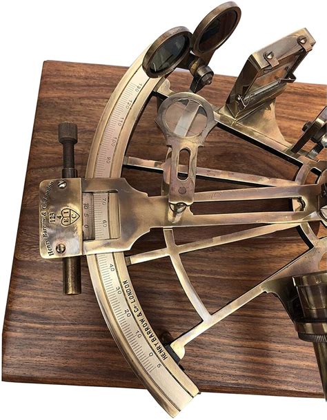 Solid Brass Sextant With Wooden Box Marine Sextant 8 Etsy