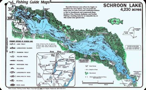 Schroon Lake Fishing Maps Lake Fishing