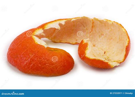 Peau De Mandarine Image Stock Image Du Jaune Fruit 27233971