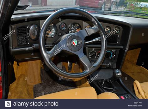 Alfa Romeo Zagato Sz Classic Italian Sports Car Interior