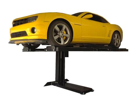 The atlas® brand car lift will provide your auto service shop with quality, value, durability and functionality for years to come. M-1 Single Post Car Lift Made in USA - American Custom Lifts