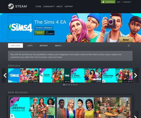 The Sims 4 и все дополнительные Dlc теперь доступны в Steam — Simser
