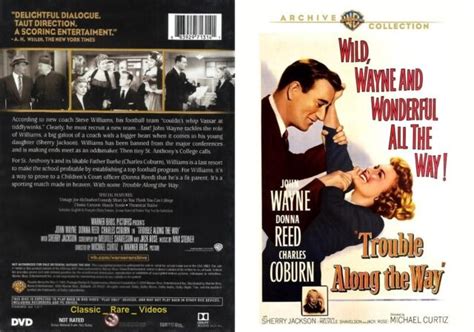 Trouble Along The Way ~ Dvd ~ John Wayne Donna Reed 1979 Wac Ebay