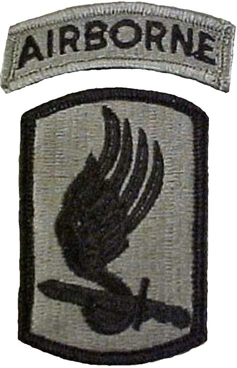 173rd Airborne Brigade Acu Patch With Airborne Tab