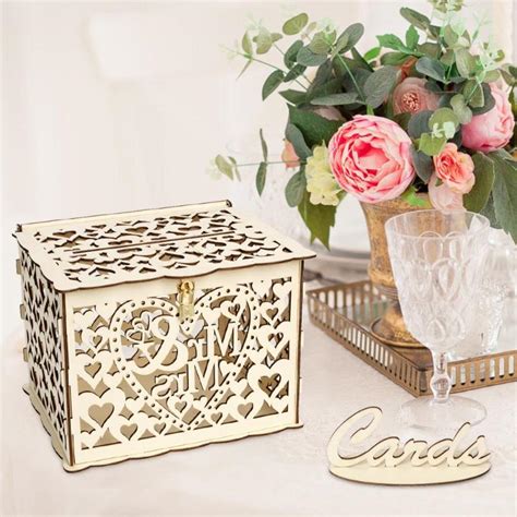 We did not find results for: Hollow DIY Wedding Gift Card Box Container Wooden Money ...