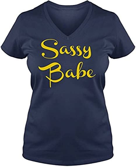 Sassy Babe Womens T Shirt Novelty Glam Fashion Sexy