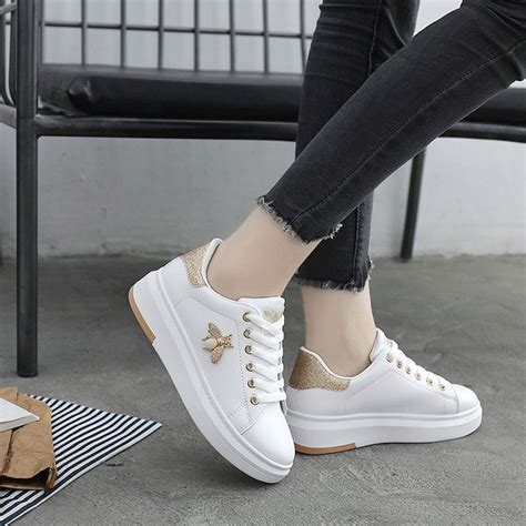 Coming in various styles and designs, our women white shoes selection is perfect for you to add style to your look. 2019 New Arrival Women Sneakers Fashion Breathable Women ...