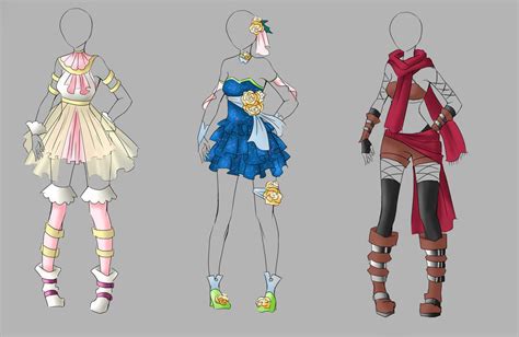 Outfit Adoptable Batch 1 Closed By Artemis Adopties On Deviantart