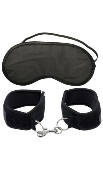 fetish fantasy first timers cuffs black intimate playthings