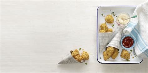Offer a whole drumstick with the skin and loose or bone cartilage removed. Krispie Chicken Nuggets | Annabel Karmel | Weaning recipes ...
