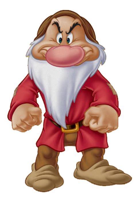Grumpy Snow White Dwarf High Quality Png Png All