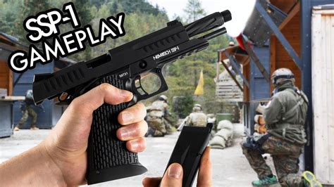 Novritsch Ssp1 Airsoft Pistol Gameplay Youtube