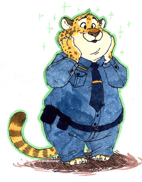Benjamin Clawhauser By Aidenmonster On Deviantart