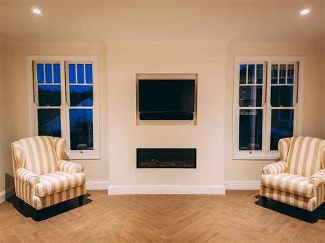 Recessed Tv Above Fireplace