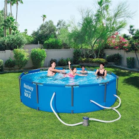 Bestway 10 Ft X 10 Ft X 30 In Round Above Ground Pool In The Above