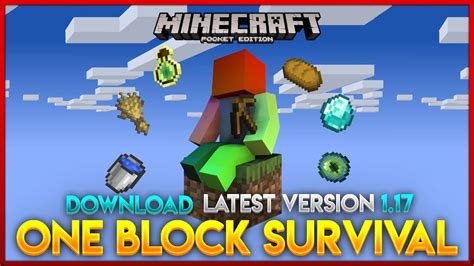 Minecraft One Block Survival Map Latest Version For Mcpe 117 2022