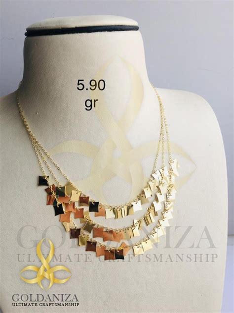 Goldaniza 750 Gold Necklaces Ne0135 Goldaniza
