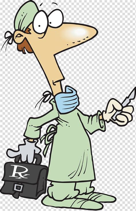 Surgeon Surgery Cartoon Doctor Transparent Background Png Clipart