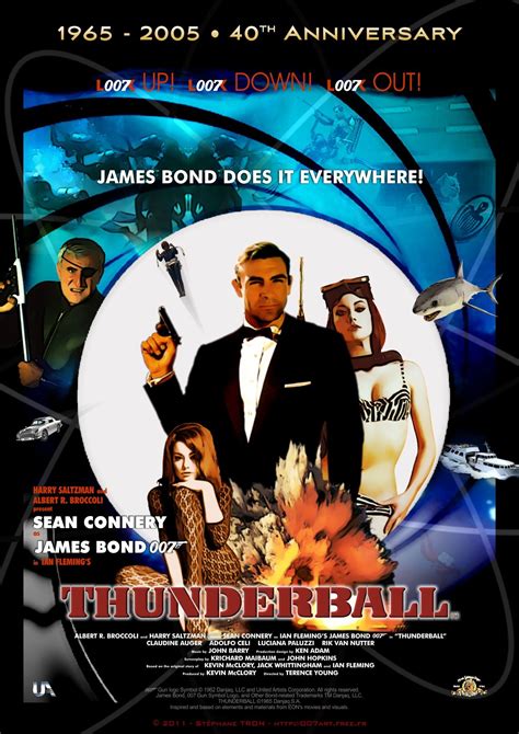 James bond fans while every actor who has played james bond in the official james bond film series has made at least one good film they have. Thunderball (1965) Movie Poster https://www.youtube.com ...