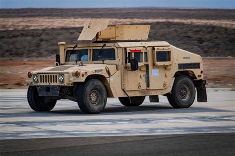 Humvee With Gunner Protection Military Machine