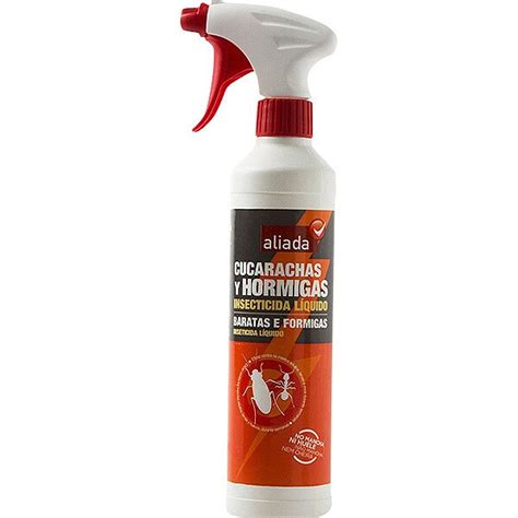 Insecticida Mata Cucarachas Y Hormigas Spray 500 Ml · Aliada