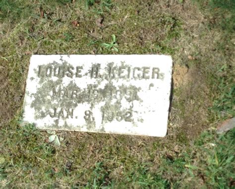 Louise Hancock Keiger Find A Grave Memorial