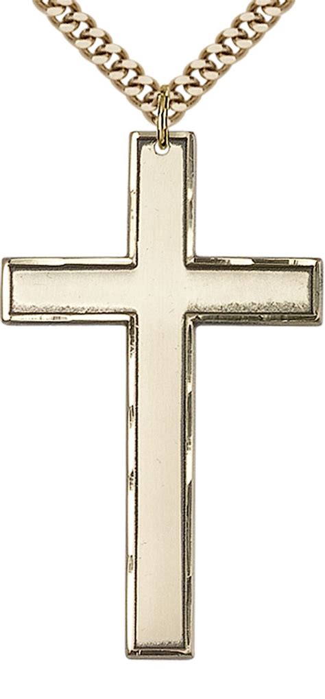 14kt Gold Filled Cross Pendant With Chain Ewtn Religious Catalogue