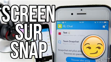 Faire une capture d'écran Snapchat discrètement ! (iPhone) - YouTube