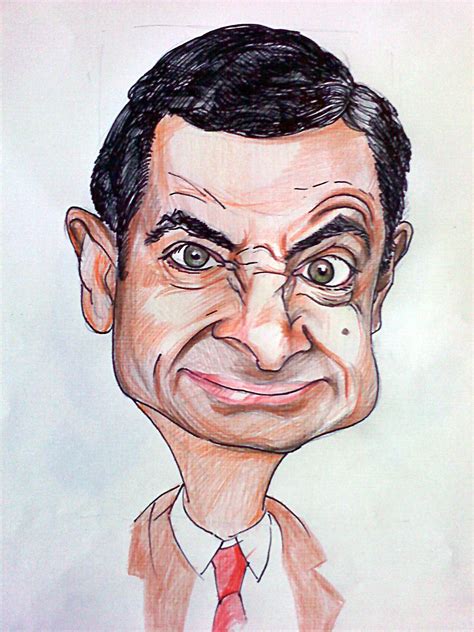 Caricatures 20 Great Caricatures Of Celebrities Mr Bean Celebrity