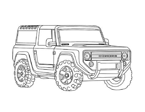 Willys Jeep Coloring Pages