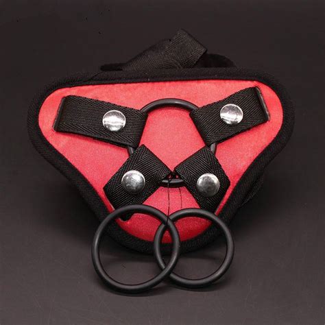 Satin Strap On Dildo Harness Adjustable Belt Strapon Strap Ons Harness