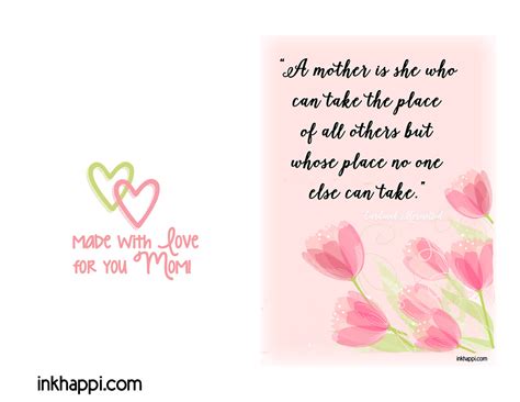 No matter if mom has her own little ones running around or if she's been promoted to grandma, a personalized mother's day photo card can share beautiful sentiments that she will. Mother I love You! Mothers Day Quotes & Prints - inkhappi