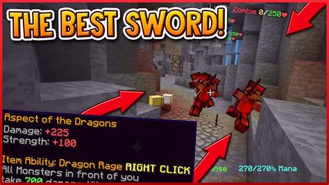 It is also the best melee weapon for the mythological ritual. HYPIXEL SKYBLOCK | THE BEST SWORD IN THE GAME! (DRAGON SWORD) - YouTube