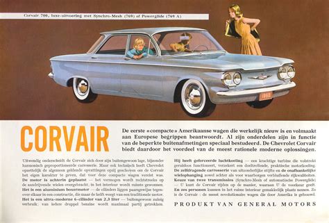 1960 Chevrolet Corvair Brochure