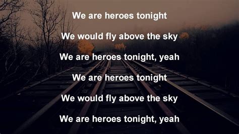 Janji Ft Johnning Heroes Tonight Lyrics Youtube